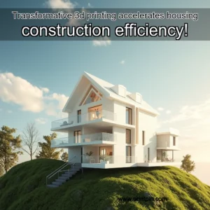 Read more about the article Transformative 3d printing accelerates housing construction efficiency!