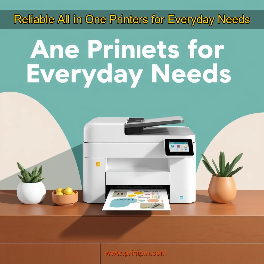 You are currently viewing Reliable All  in  One Printers for Everyday Needs