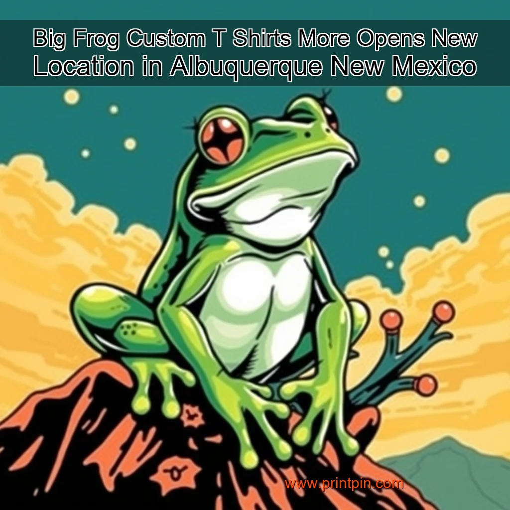Read more about the article Big Frog Custom T  Shirts  More Opens New Location in Albuquerque  New Mexico
