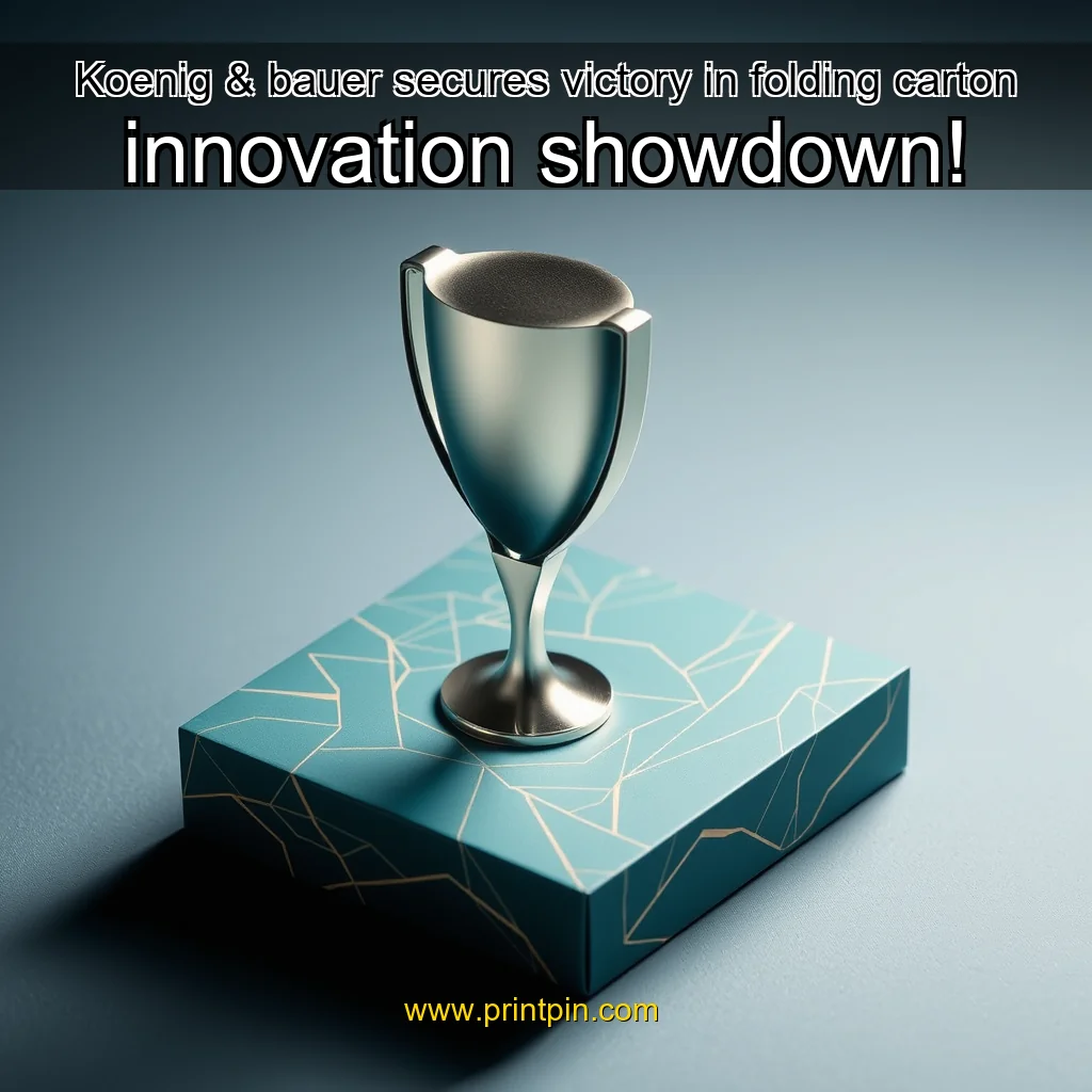 You are currently viewing Koenig & bauer secures victory in folding carton innovation showdown!