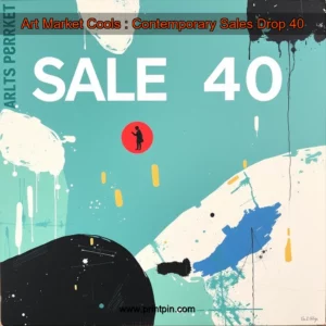 Read more about the article Art Market Cools : Contemporary Sales Drop 40