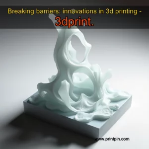 Read more about the article Breaking barriers: innovations in 3d printing – 3dprint.