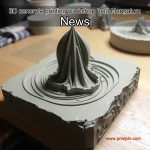 Read more about the article 3D concrete printing workshop held  Mangaluru News