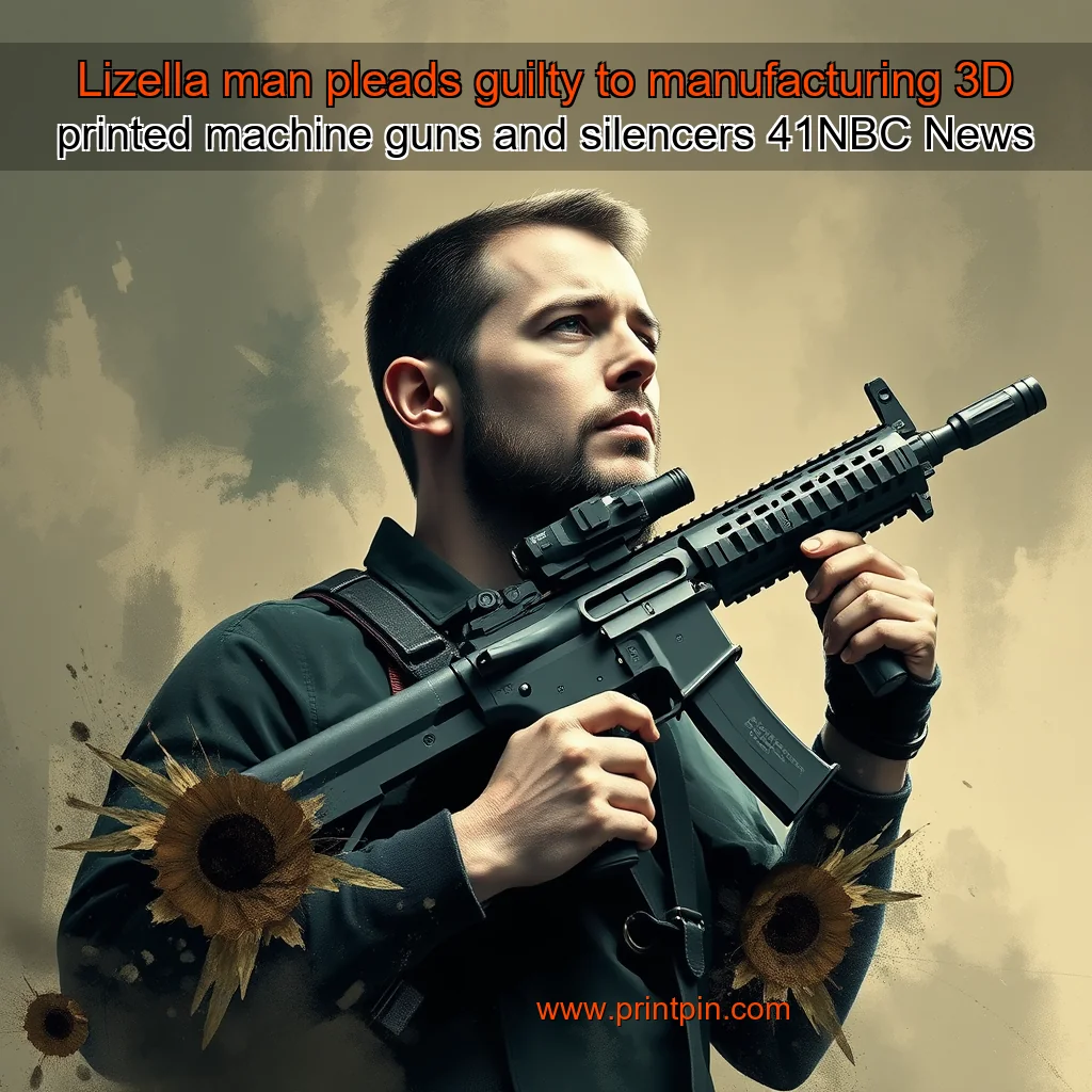 You are currently viewing Lizella man pleads guilty to manufacturing 3D  printed machine guns and silencers  41NBC News