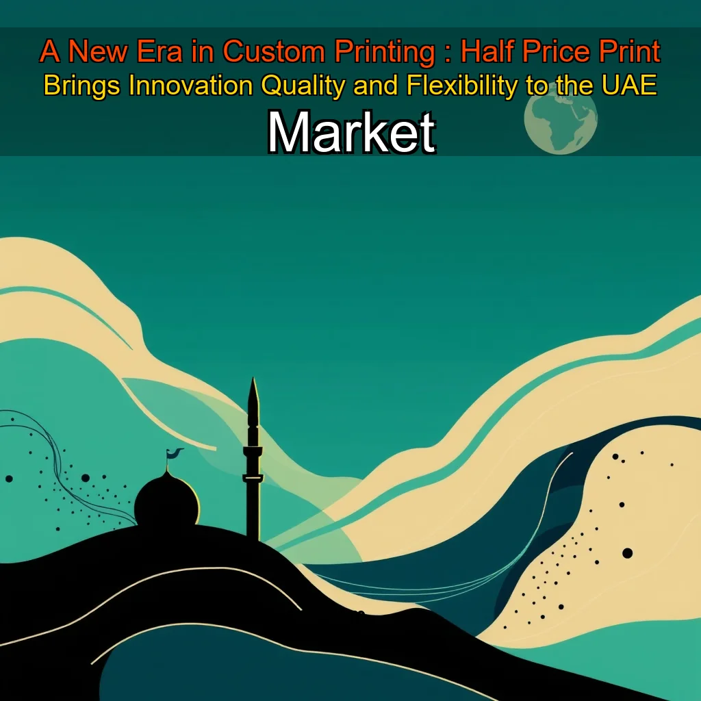 Read more about the article A New Era in Custom Printing : Half Price Print Brings Innovation  Quality  and Flexibility to the UAE Market