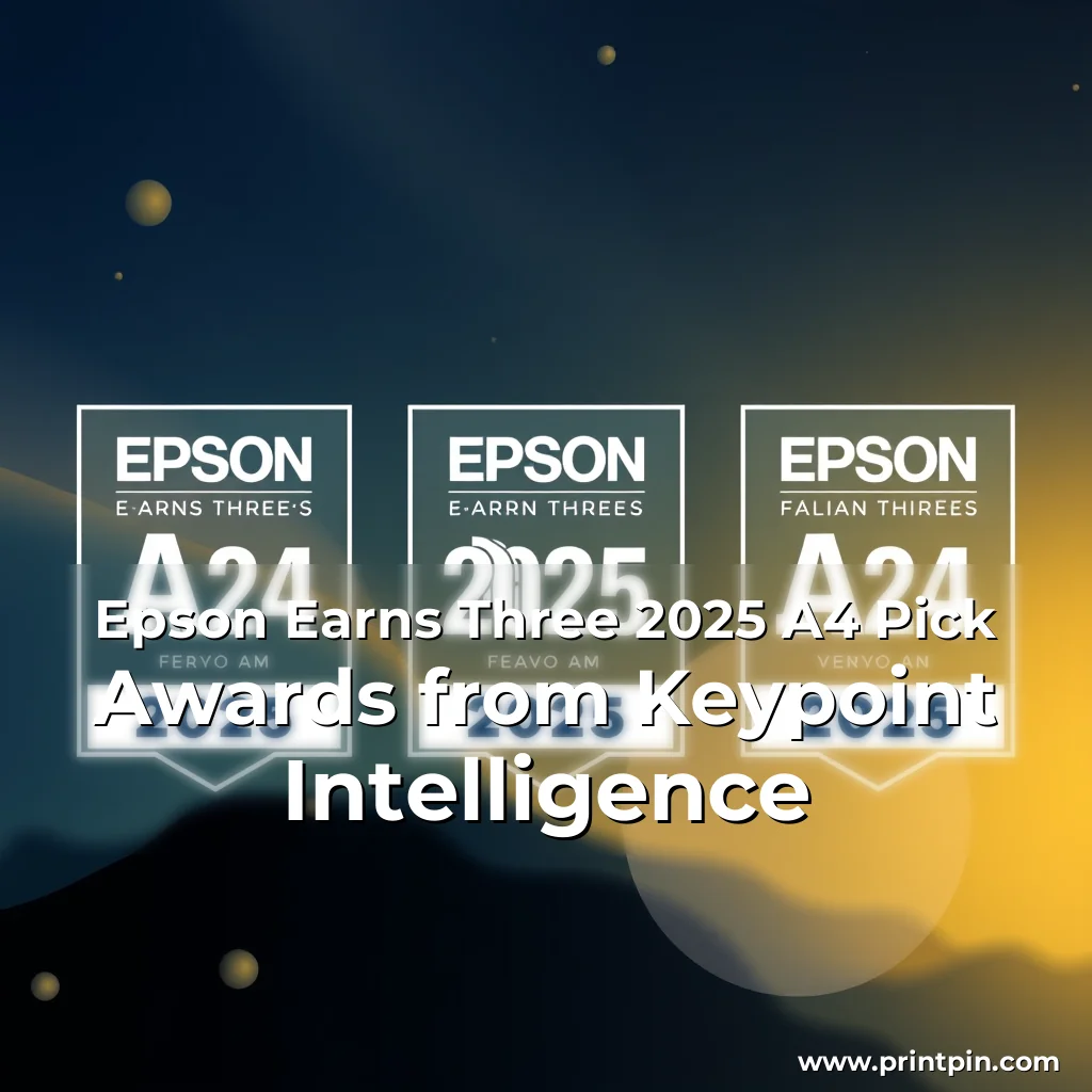 Read more about the article Epson Earns Three 2025 A4 Pick Awards from Keypoint Intelligence