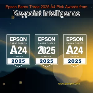Artistic representation for Epson Earns Three 2025 A4 Pick Awards from Keypoint Intelligence