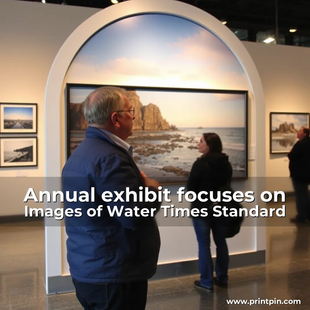 Artistic representation for Annual exhibit focuses on Images of Water Times Standard