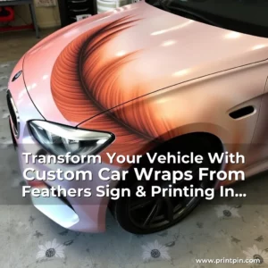 Read more about the article Transform Your Vehicle With Custom Car Wraps From Feathers Sign & Printing In Santa Clarita, Ca!