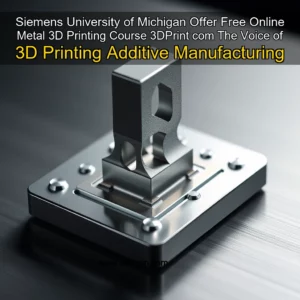 Artistic representation for Siemens University of Michigan Offer Free Online Metal 3D Printing Course 3DPrint com The Voice of 3D Printing Additive Manufacturing
