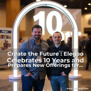 Read more about the article Create the Future : Elegoo Celebrates 10 Years and Prepares New Offerings for Global 3D Printing Community