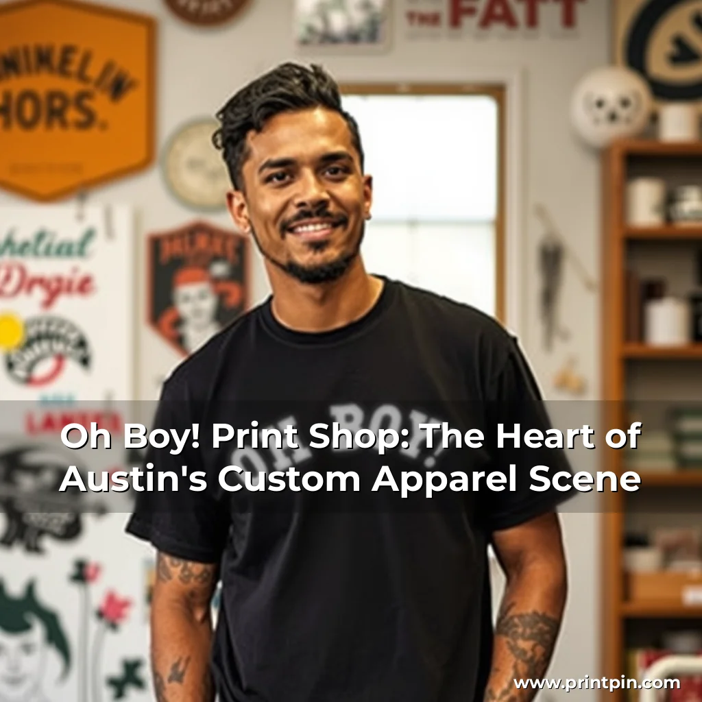 Read more about the article Oh Boy! Print Shop: The Heart of Austin’s Custom Apparel Scene