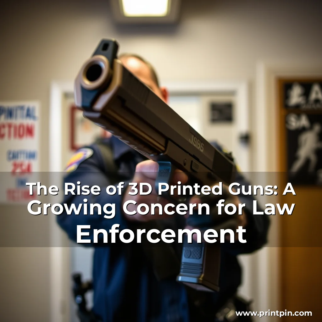 You are currently viewing The Rise of 3D Printed Guns: A Growing Concern for Law Enforcement