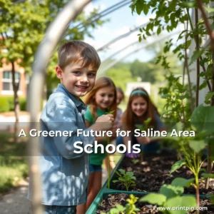 Artistic representation for A Greener Future for Saline Area Schools