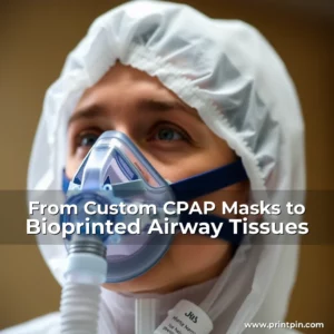 Artistic representation for From Custom CPAP Masks to Bioprinted Airway Tissues