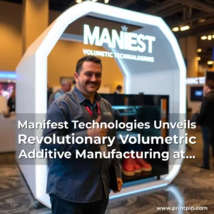 Read more about the article Manifest Technologies Unveils Revolutionary Volumetric Additive Manufacturing at RAPID+TCT