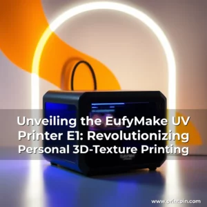 Artistic representation for Unveiling the EufyMake UV Printer E1: Revolutionizing Personal 3D-Texture Printing