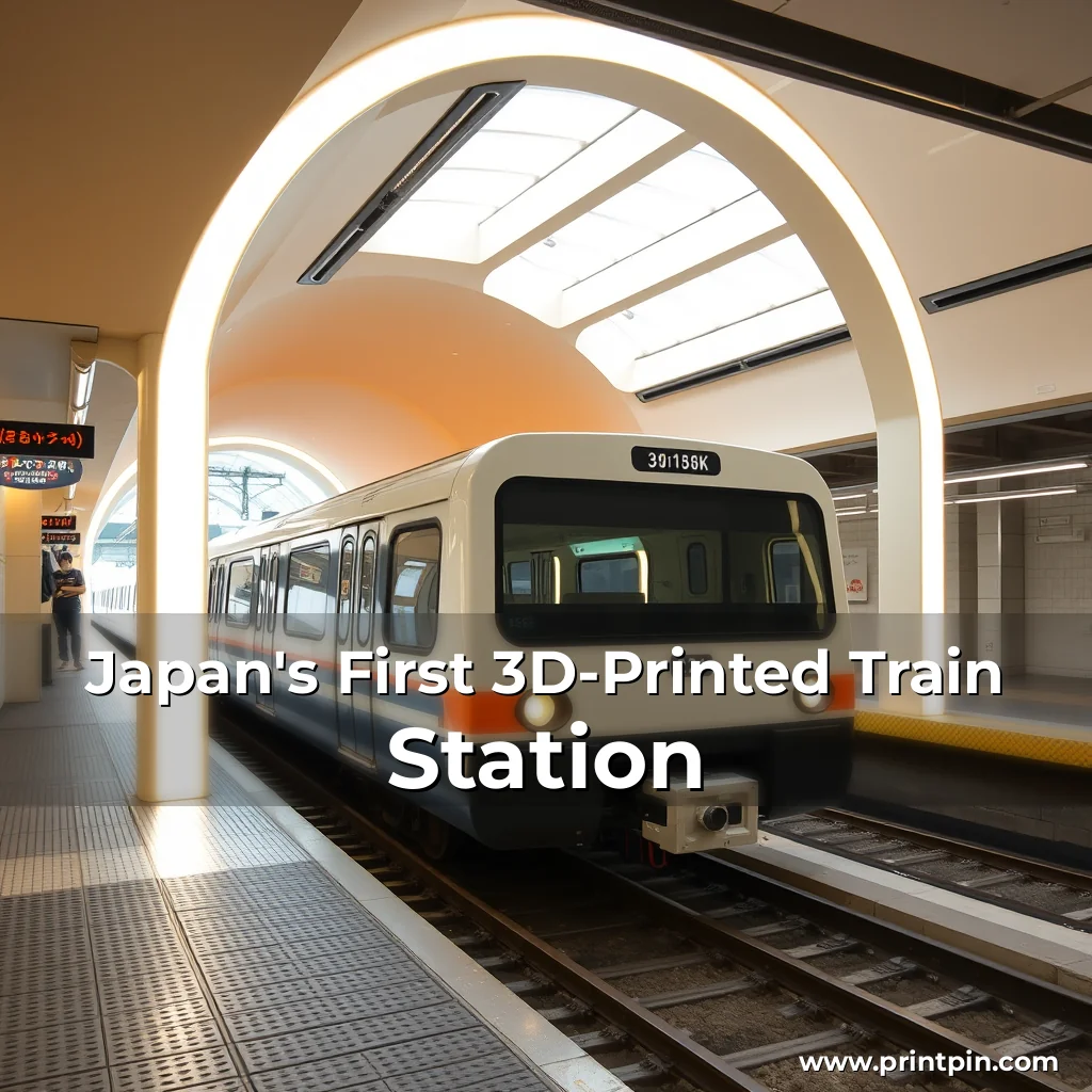 Read more about the article Japan’s First 3D-Printed Train Station
