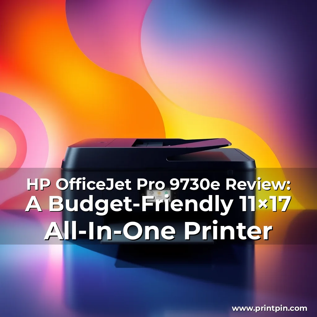 Read more about the article HP OfficeJet Pro 9730e Review: A Budget-Friendly 11×17 All-In-One Printer
