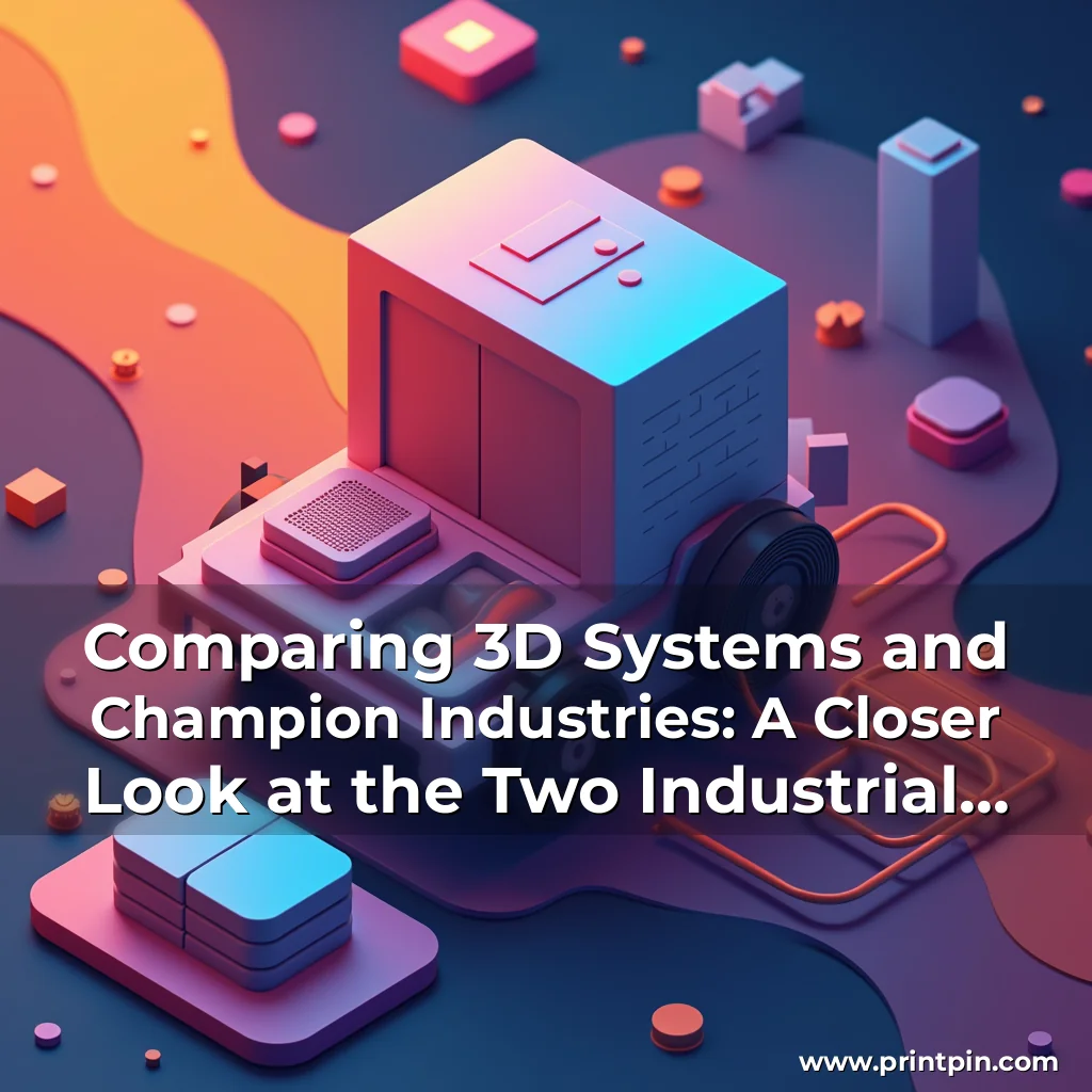 Read more about the article Comparing 3D Systems and Champion Industries: A Closer Look at the Two Industrial Companies