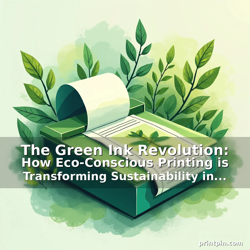 Read more about the article The Green Ink Revolution: How Eco-Conscious Printing is Transforming Sustainability in Print Media