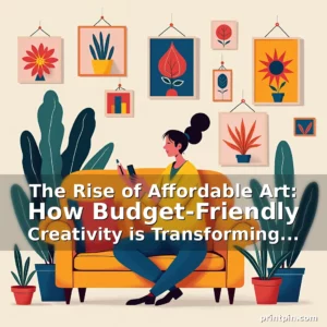 Read more about the article The Rise of Affordable Art: How Budget-Friendly Creativity is Transforming Homes and Communities
