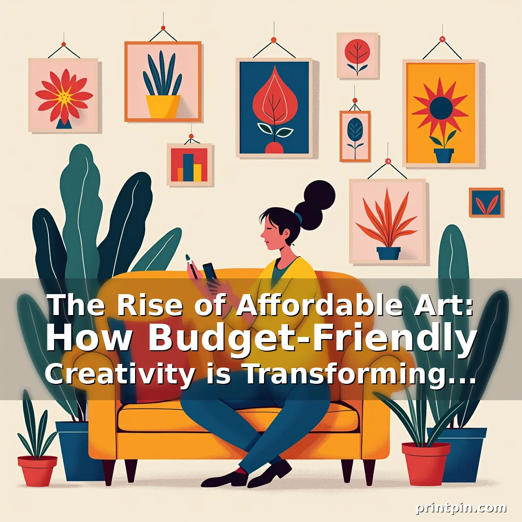 Read more about the article The Rise of Affordable Art: How Budget-Friendly Creativity is Transforming Homes and Communities