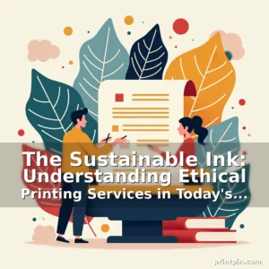 Read more about the article The Sustainable Ink: Understanding Ethical Printing Services in Today’s World