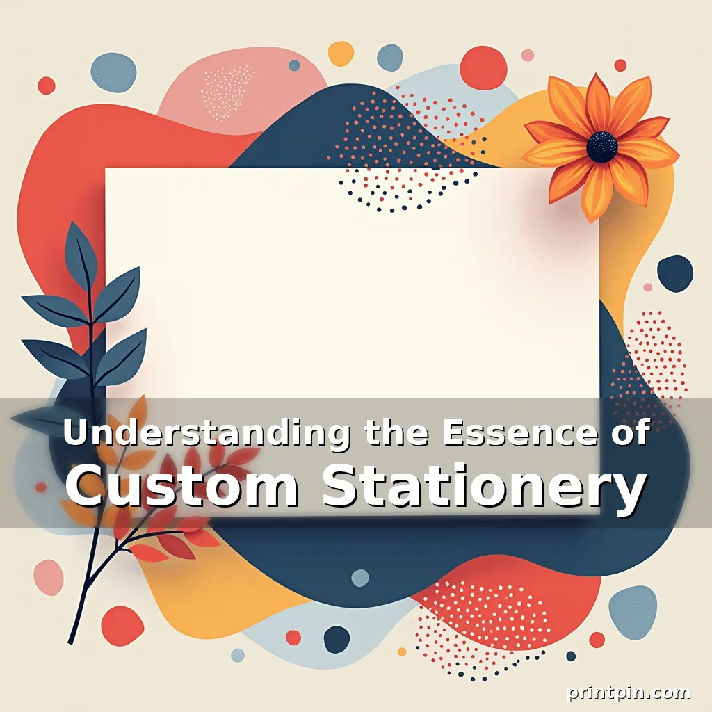 Read more about the article Understanding the Essence of Custom Stationery