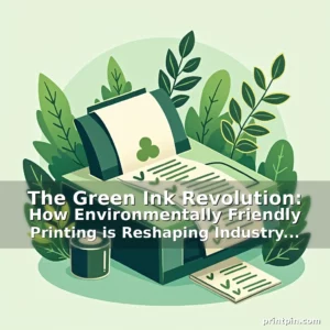 Artistic representation for The Green Ink Revolution: How Environmentally Friendly Printing is Reshaping Industry Standards
