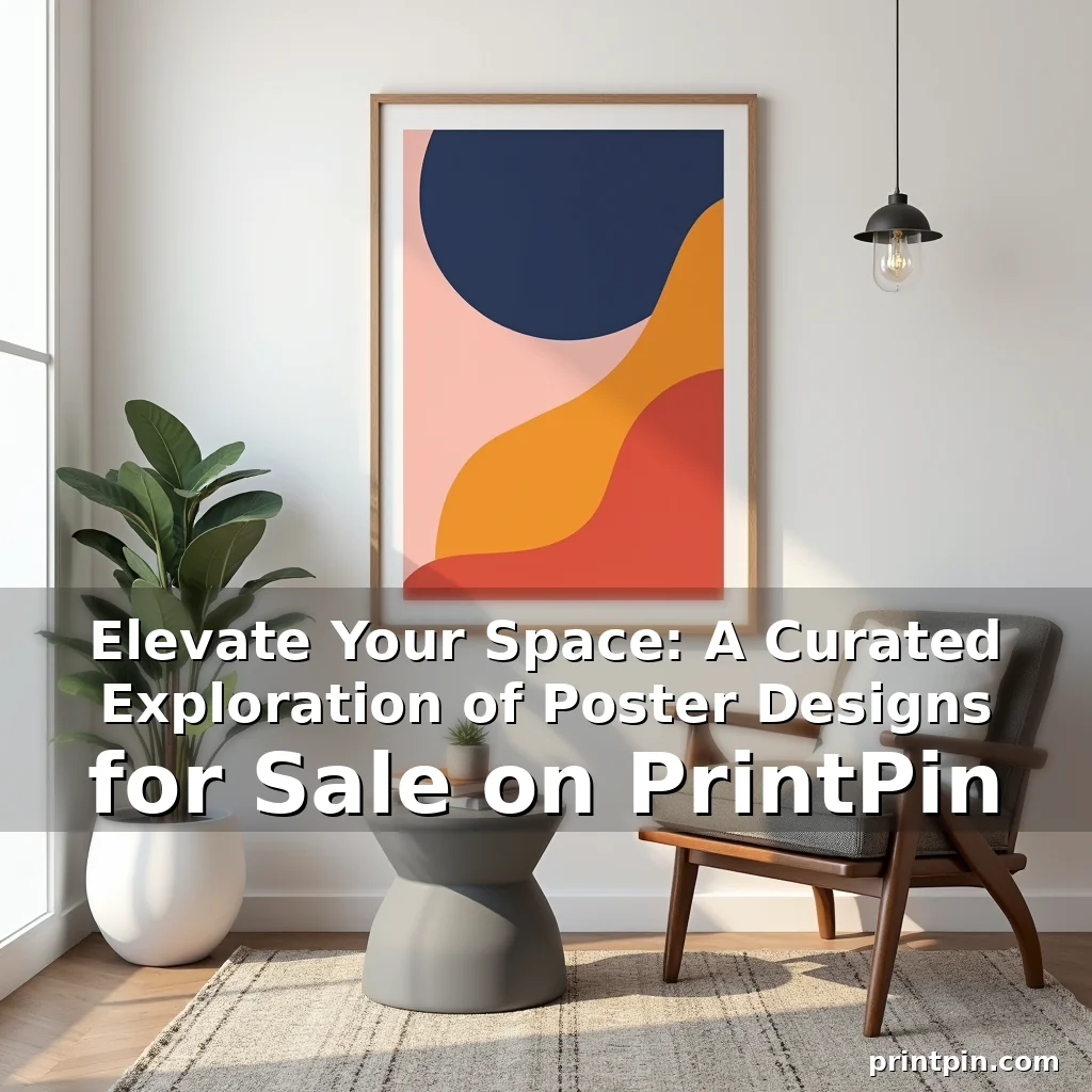 Read more about the article Elevate Your Space: A Curated Exploration of Poster Designs for Sale on PrintPin