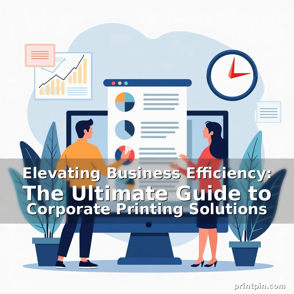 Read more about the article Elevating Business Efficiency: The Ultimate Guide to Corporate Printing Solutions