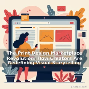Artistic representation for The Print Design Marketplace Revolution: How Creators Are Redefining Visual Storytelling