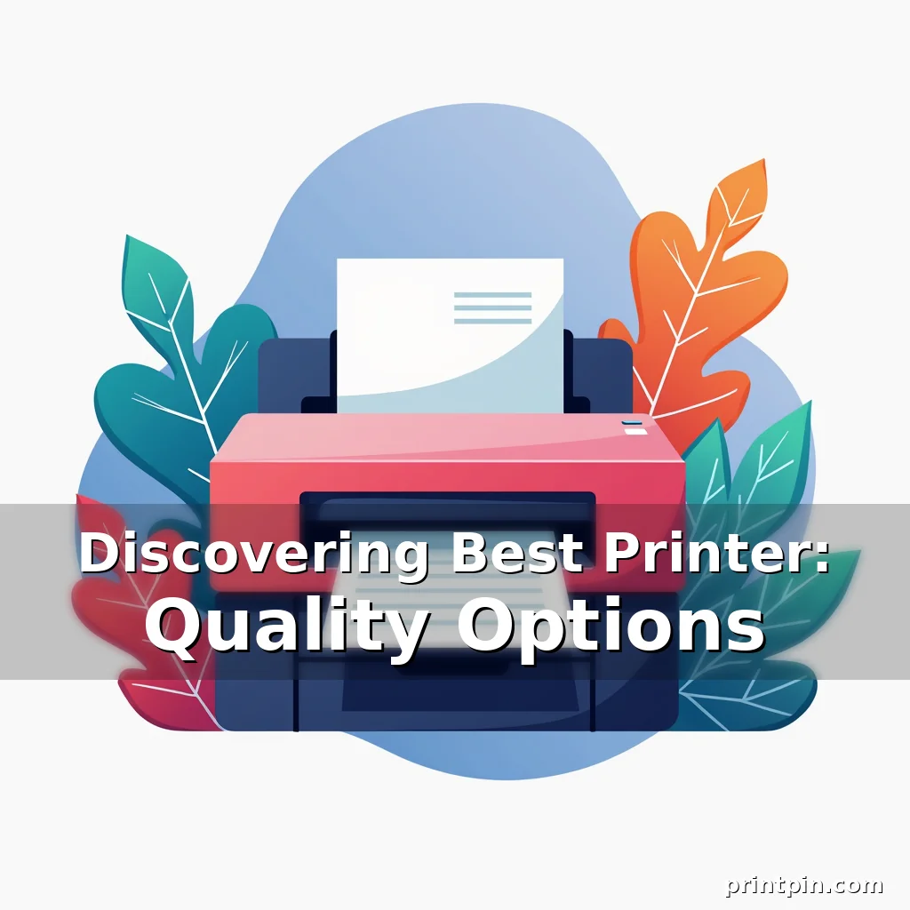 Read more about the article Discovering Best Printer: Quality Options