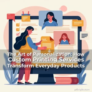 Artistic representation for The Art of Personalization: How Custom Printing Services Transform Everyday Products