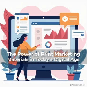 Read more about the article The Power of Print Marketing Materials in Today’s Digital Age