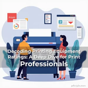 Read more about the article Decoding Printing Equipment Ratings: A Deep Dive for Print Professionals