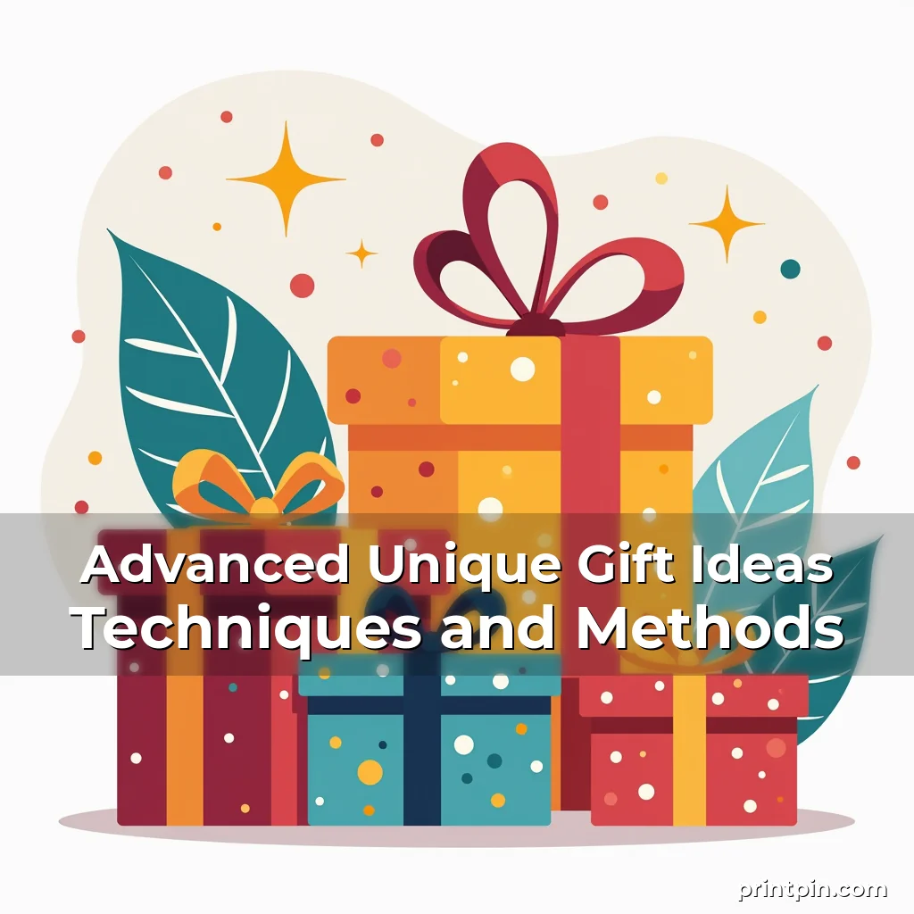Read more about the article Advanced Unique Gift Ideas Techniques and Methods