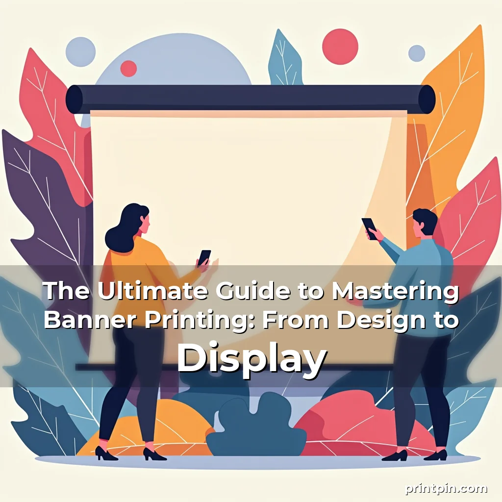 Read more about the article The Ultimate Guide to Mastering Banner Printing: From Design to Display