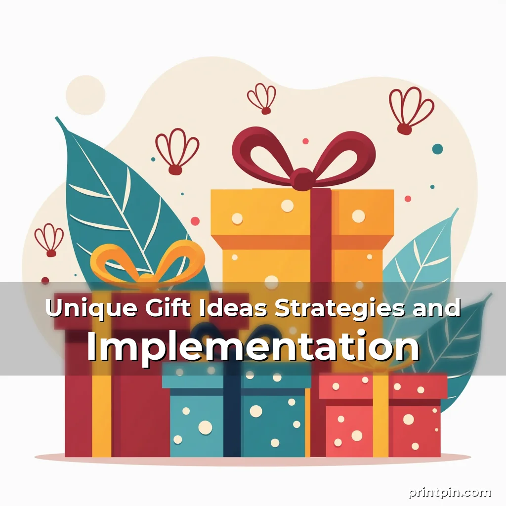 Read more about the article Unique Gift Ideas Strategies and Implementation