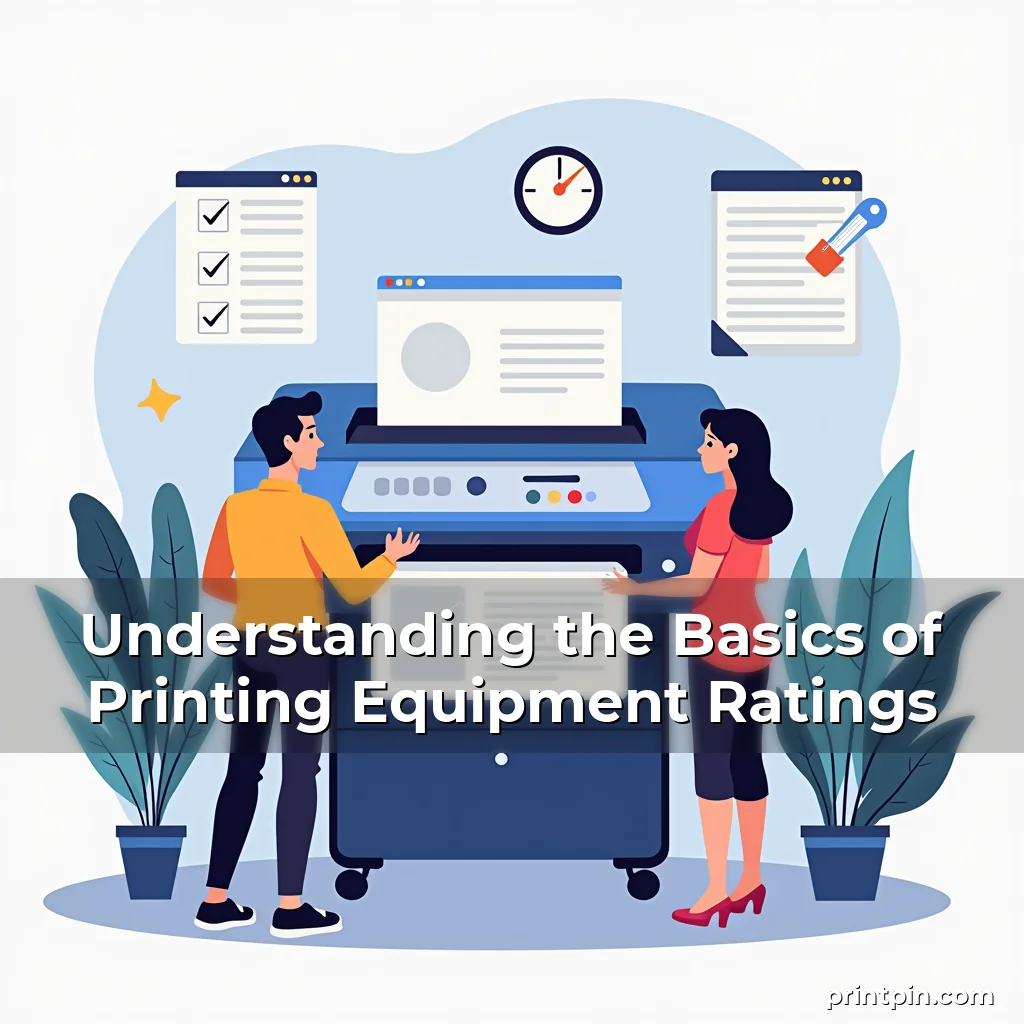Read more about the article Understanding the Basics of Printing Equipment Ratings