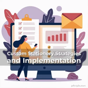 Artistic representation for Custom Stationery Strategies and Implementation